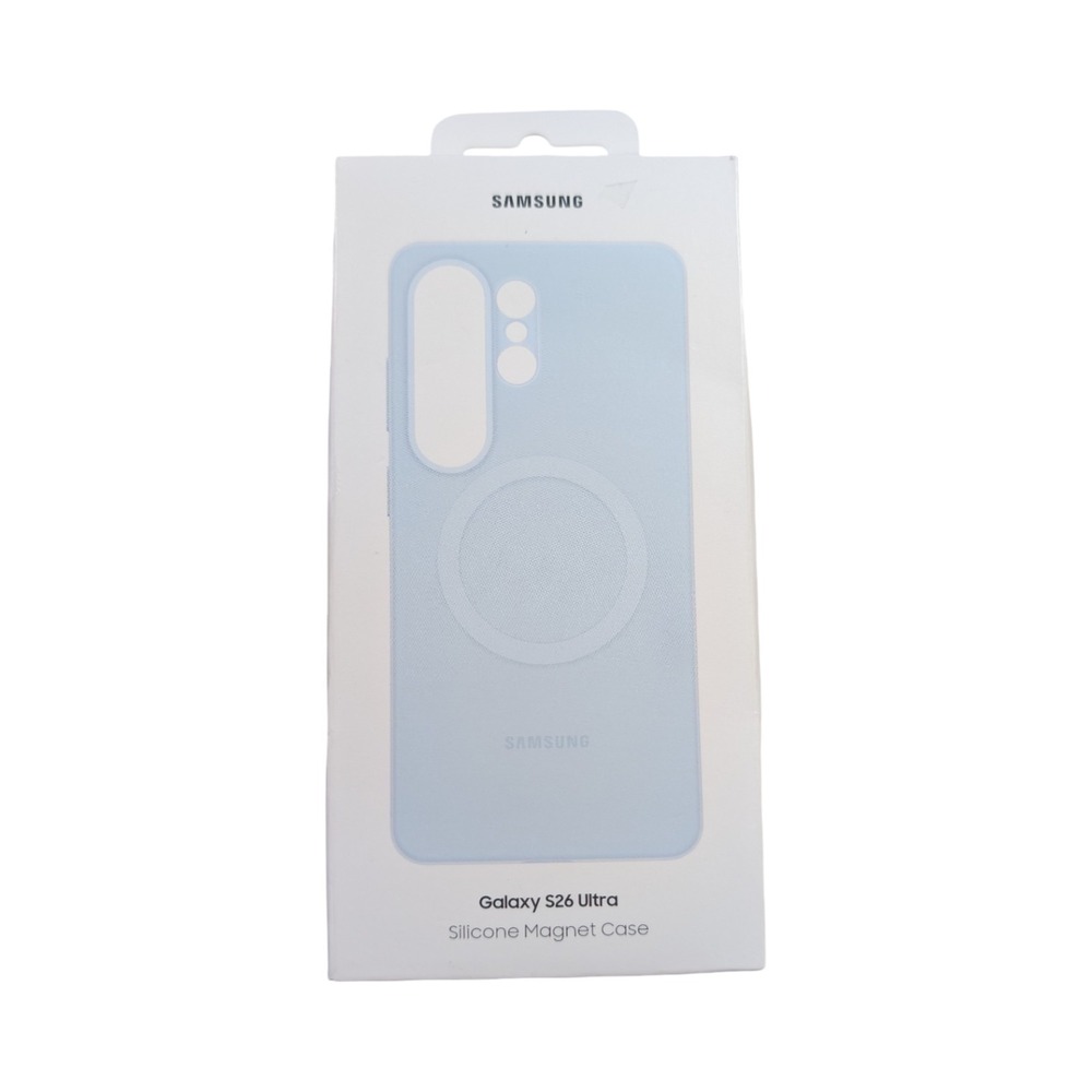 C8-B Samsung Silicone Magnet Case For Samsung Galaxy S26 Ultra - Light Blue ⬇️